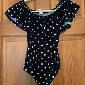 Cottagecore bodysuit polka dot